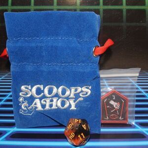 STRANGER THINGS Treasure Packs SCOOPS AHOY Oversize D20 Coin Dice Booster